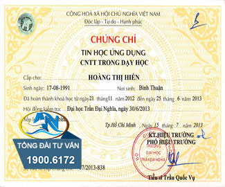 Hoàn trả chứng chỉ đào tạo