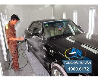 Đồng sơn xe ô tô  giải pháp hiệu quả phục hồi thân vỏ xe  VinFast Đà Nẵng