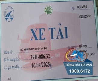 Cấp phù hiệu cho xe ô tô