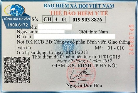 tai nạn lao động có được cấp thẻ BHYT