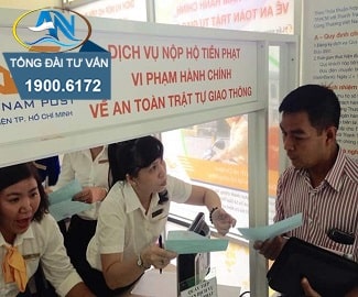 Trường hợp được nộp phạt qua đường bưu điện