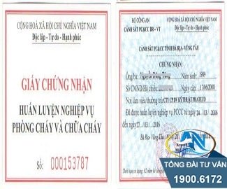 Chứng chỉ nghiệp vụ phòng cháy chữa cháy