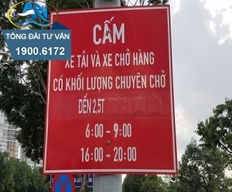 Quy định về khung giờ cấm xe tải