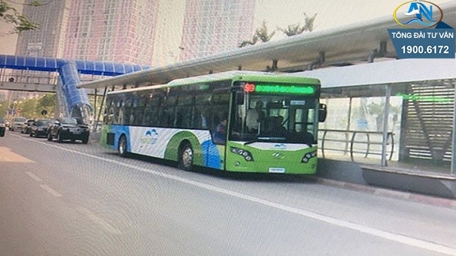 dừng xe ô tô tại làn đường dành cho xe bus