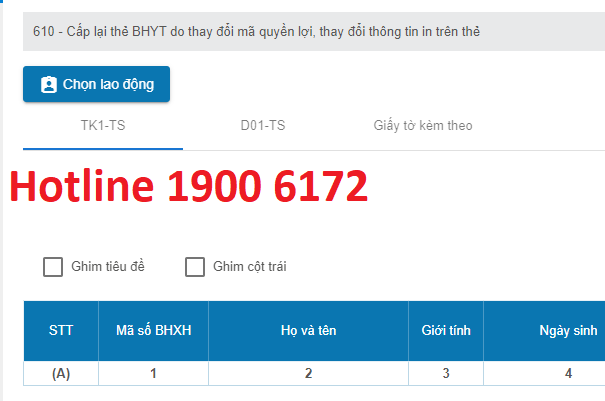 Cấp lại thẻ BHYT do sai mã nơi sinh sống